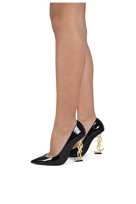 ysl gold pump open toe|YSL sandals.